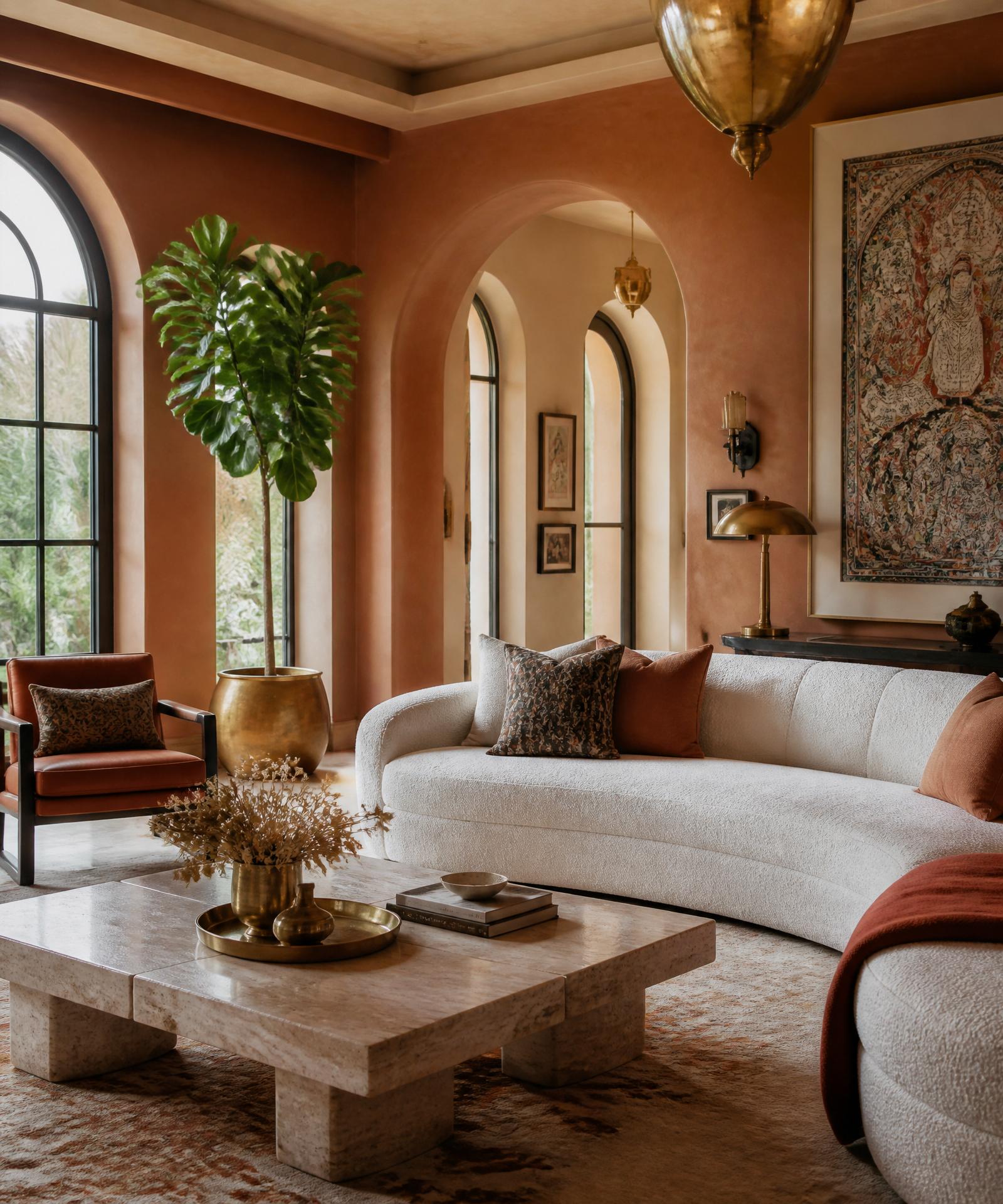 Architect-designed luxury living room by Turtle Interiors
